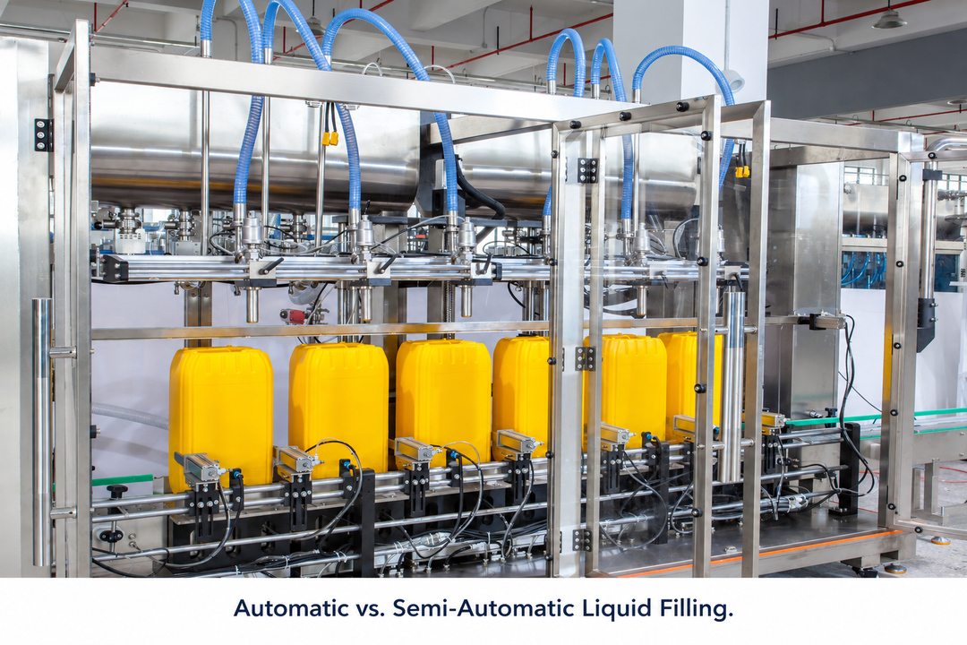 Automatic vs. Semi-Automatic Liquid Filling Machines: Which Is Right for Your Production Line?