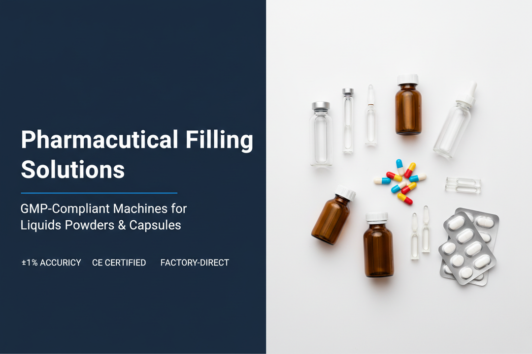 Pharmaceutical Filling Machine Guide: GMP-Compliant Solutions for Liquids, Powders & Capsules