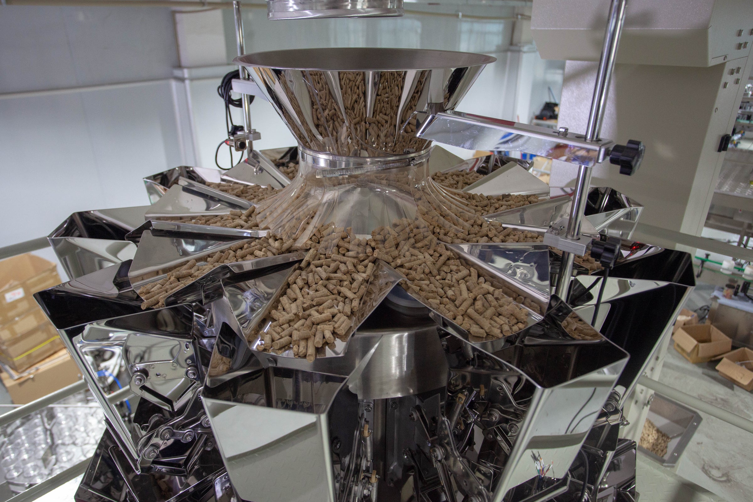 Rotary Granule Filling Machine - Filling Head Detail | Tranfull