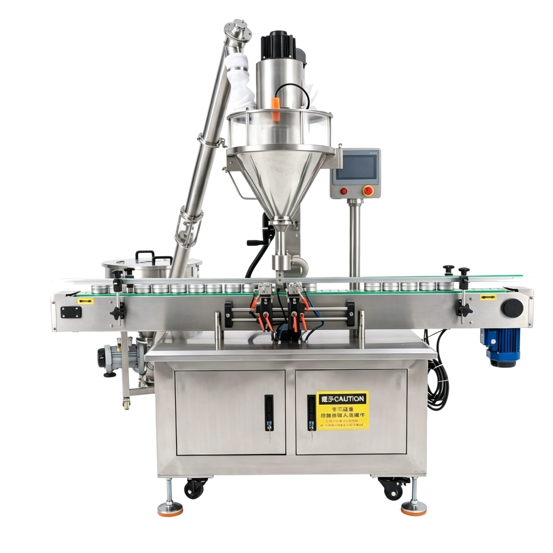 Auger filling machine for cheese powder production line - Tranfull