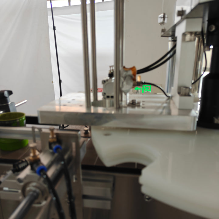 Automatic can seamer machine for matcha powder filling line2 - Tranfull