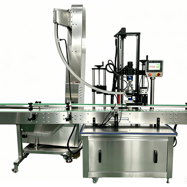 Automatic capping machine for powder filling production line - Tranfull