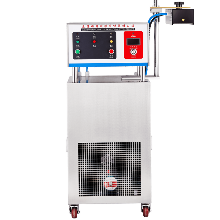 Induction sealing machine control panel and display - Tranfull