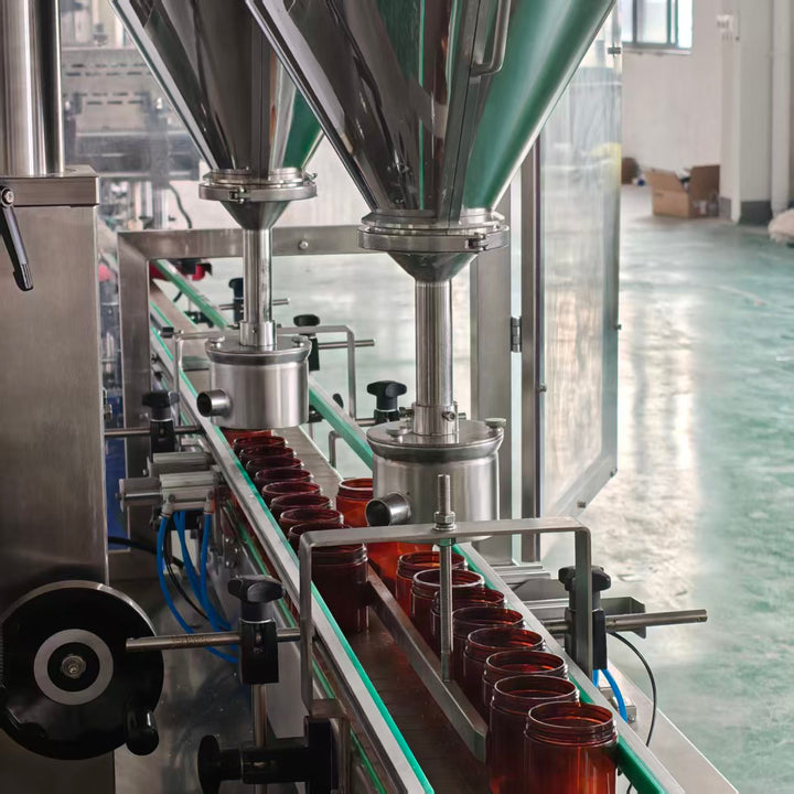 Powder filling machine production line factory view - Tranfull