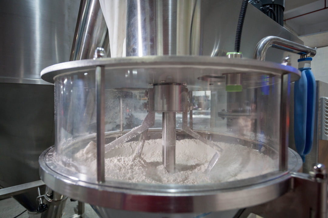 Bulk Powder Storage Tank - Top Agitator Detail | Tranfull