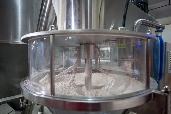 Bulk Powder Storage Tank - Top Agitator Detail | Tranfull