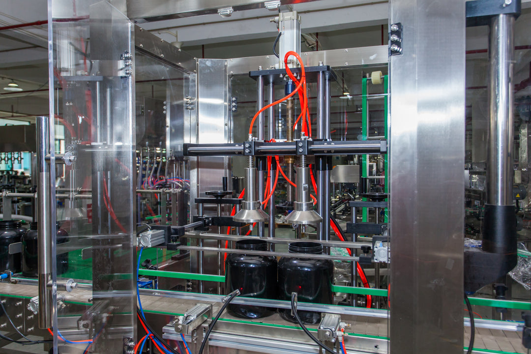 Double-Head Weighing Powder Filling Machine - Control Cabinet Detail | Tranfull