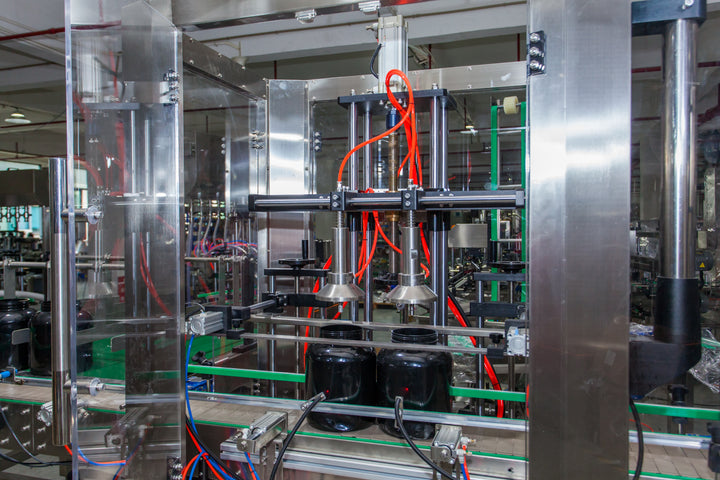 Double-Head Weighing Powder Filling Machine - Control Cabinet Detail | Tranfull