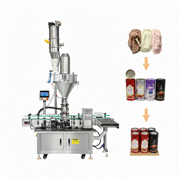 Food Seasoning Chemical Powder Fully Automatic Weighing Filling Machine - Full View | Tranfull