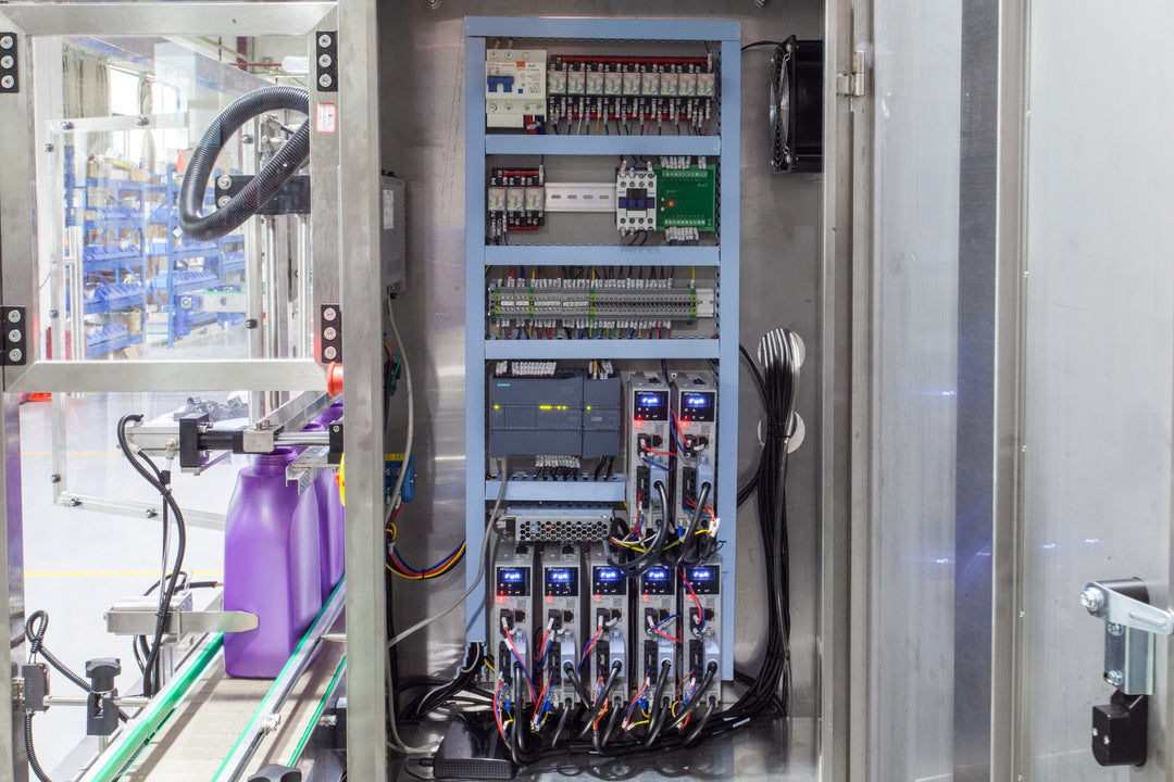 Gear Pump Liquid Filling Machine - Control Cabinet | Tranfull
