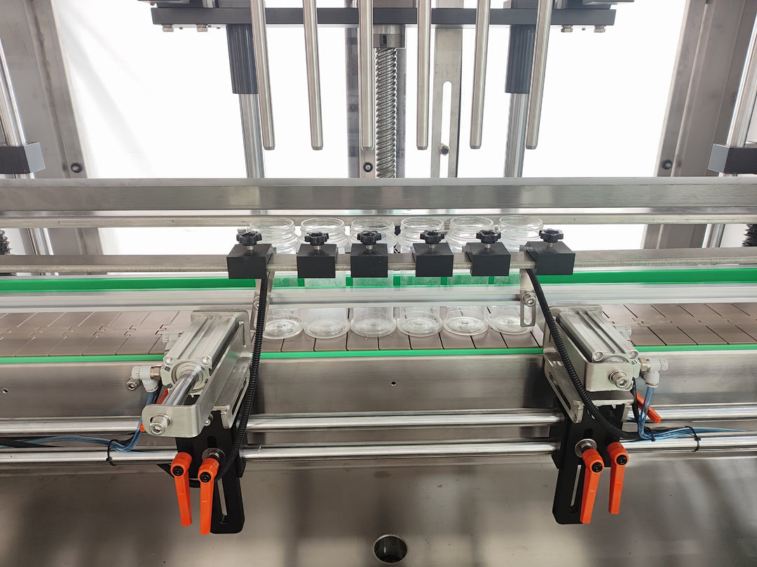 Peristaltic Pump Liquid Filling Machine - Side View | Tranfull