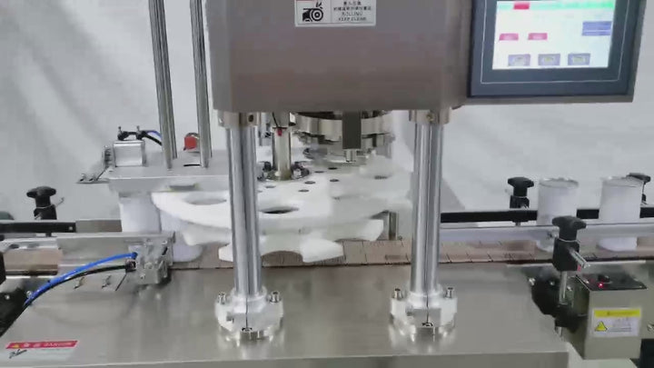 Food, Sauce &amp; Dry Goods Automatic Rotary Can Sealing Machine