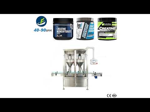 Dual-head powder filling machine video demonstration - Tranfull