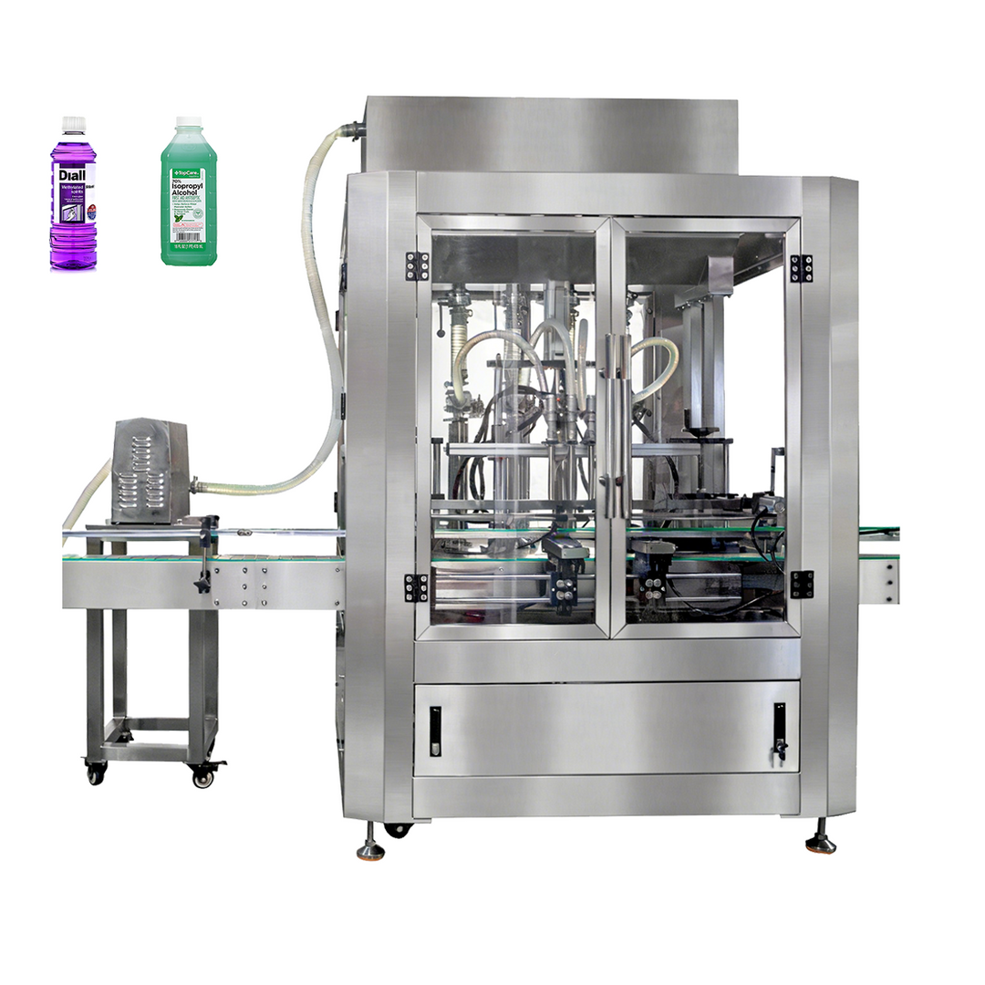 Rotary Automatic Liquid Filling Machine - Full View | Tranfull