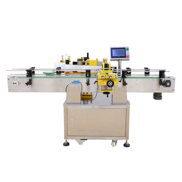 Customizable Round Bottle Labeling Machine - Full View | Tranfull