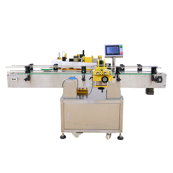 Customizable Round Bottle Labeling Machine - Full View | Tranfull