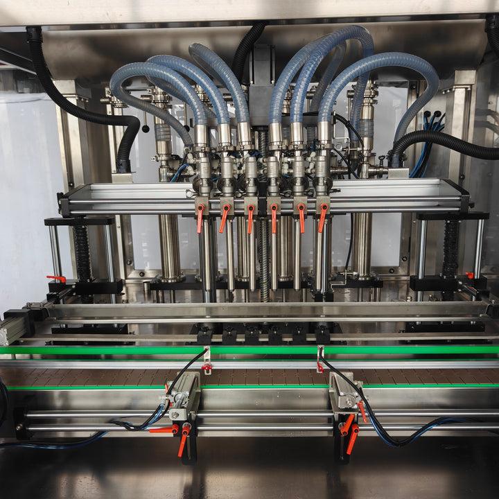 Servo Piston Liquid Filling Machine Filling Head Detail - Tranfull