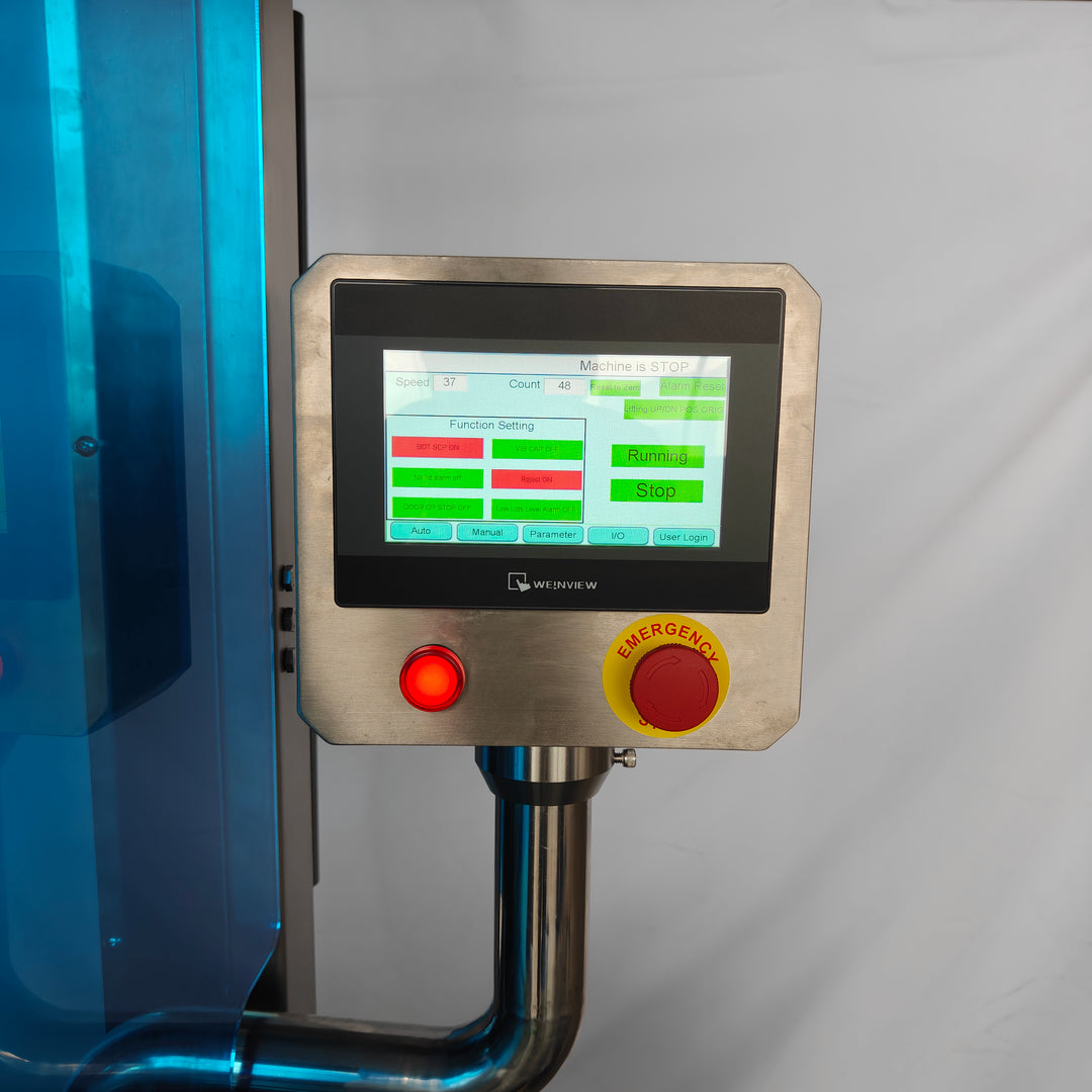 Control panel of single head servo capping machine - Tranfull
